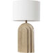 Ancona 29.5 inch 100.00 watt Cream / Natural Table Lamp Portable Light